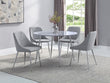 Tola Silver Dining Chair, Set of 2 - 1173S - Bien Home Furniture & Electronics