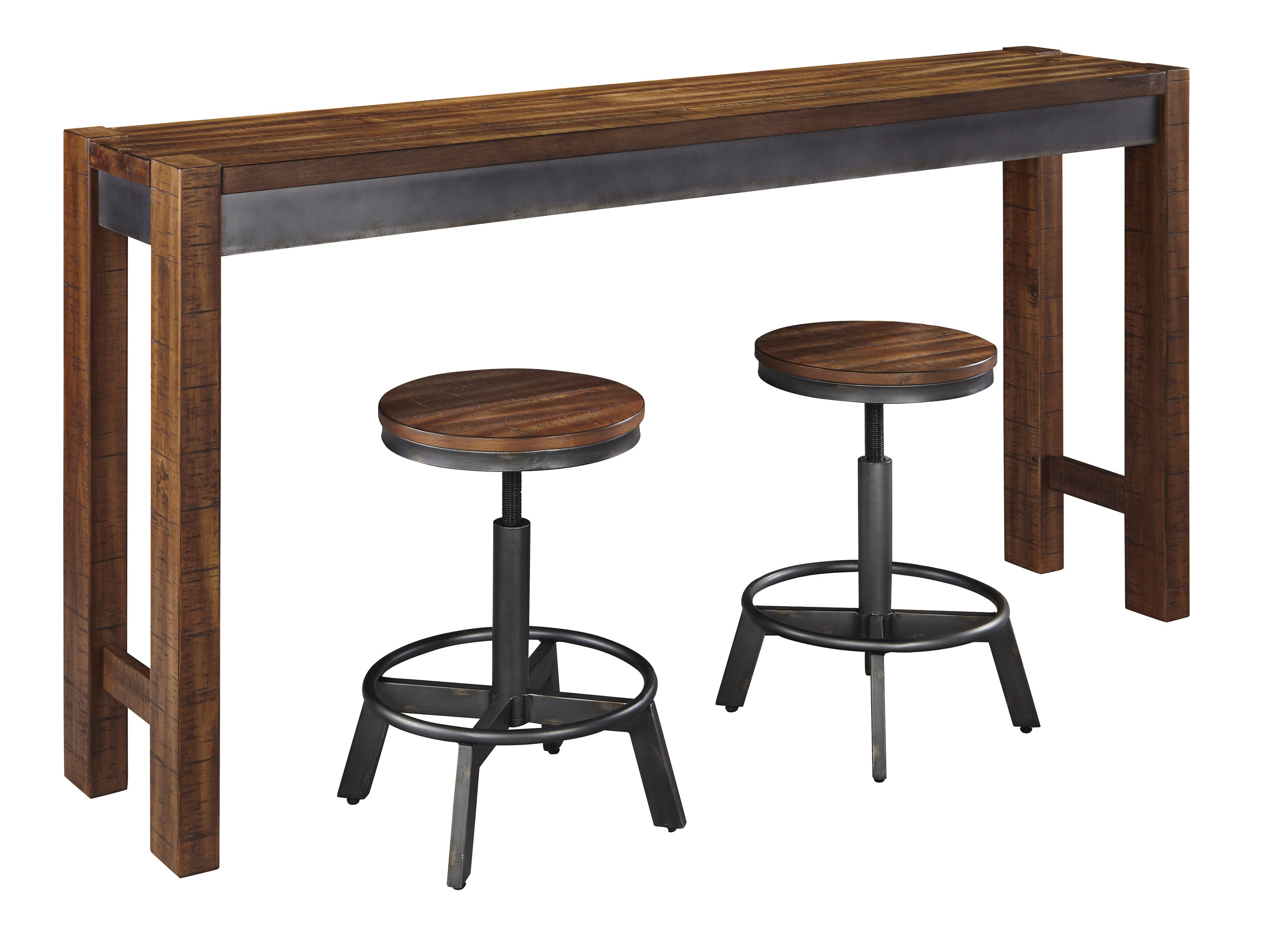 Torjin Brown/Gray Counter Height Set - SET | D440-52 | D440-024 - Bien Home Furniture & Electronics