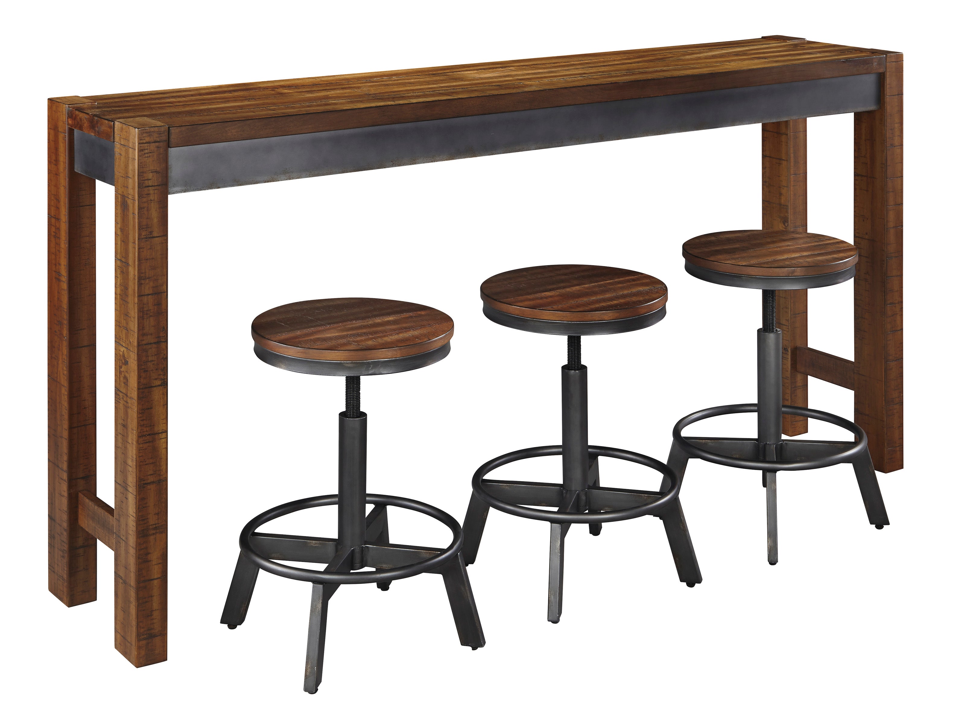 Torjin Brown/Gray Counter Height Set - SET | D440-52 | D440-024 - Bien Home Furniture & Electronics