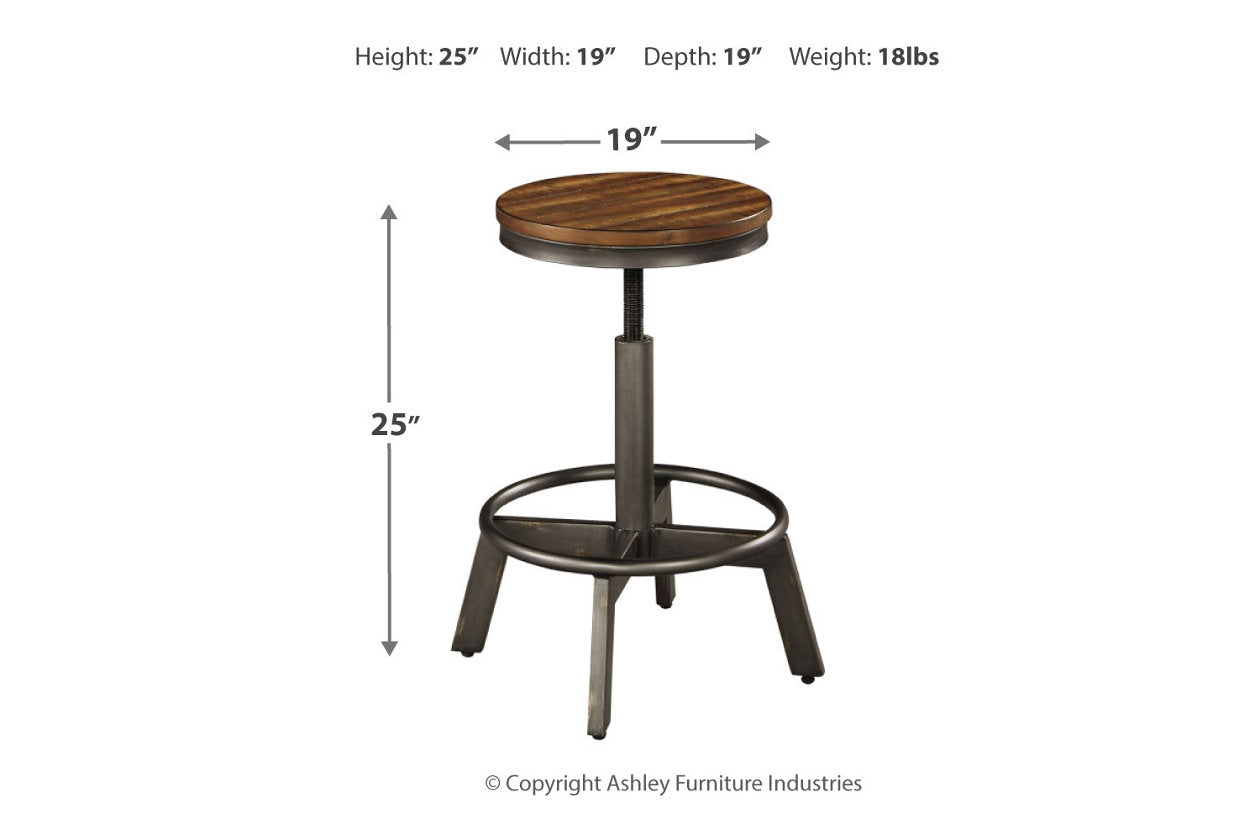 Torjin Brown/Gray Counter Height Stool, Set of 2 - D440-024 - Bien Home Furniture & Electronics
