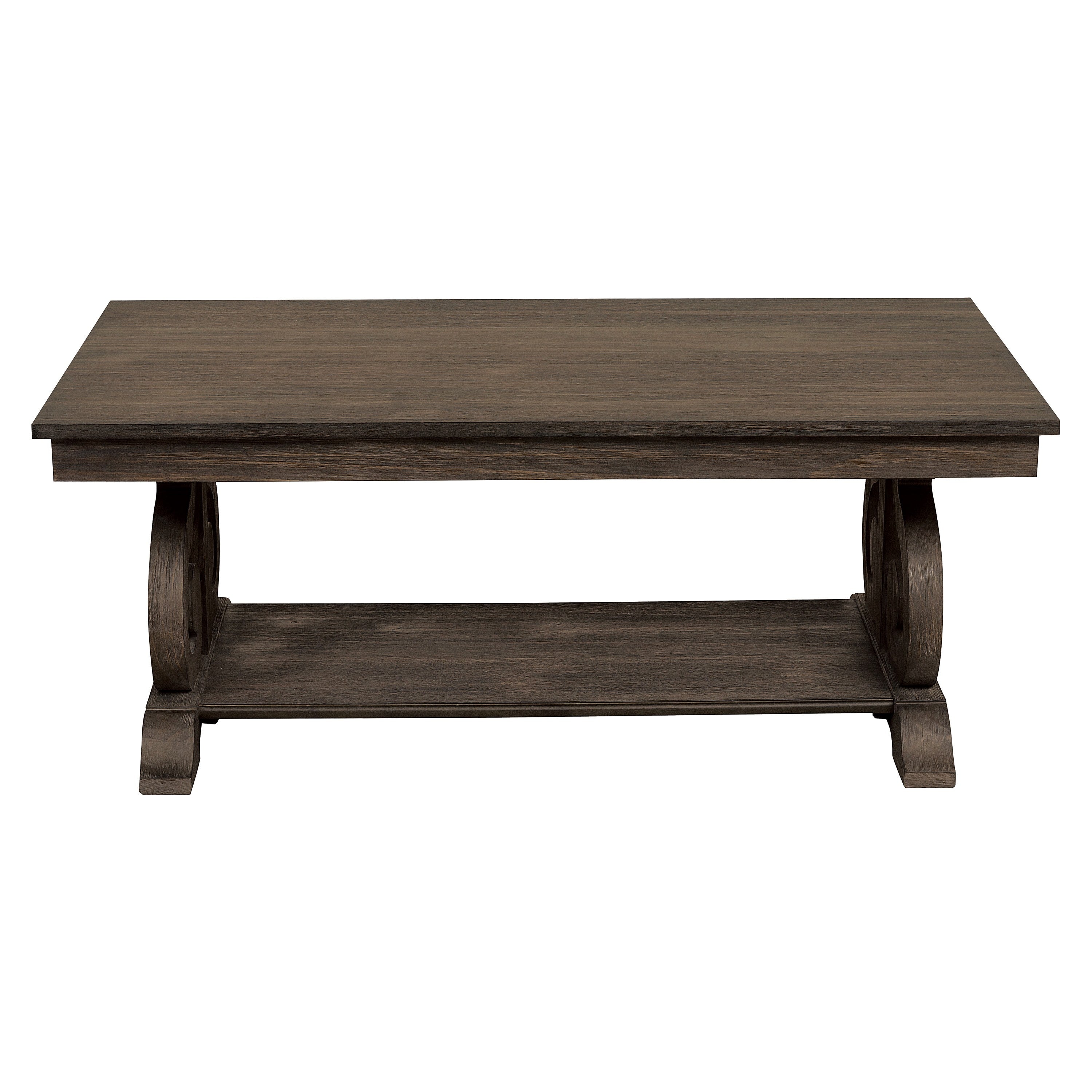 Toulon Dark Oak Cocktail Table - 5438-30 - Bien Home Furniture & Electronics