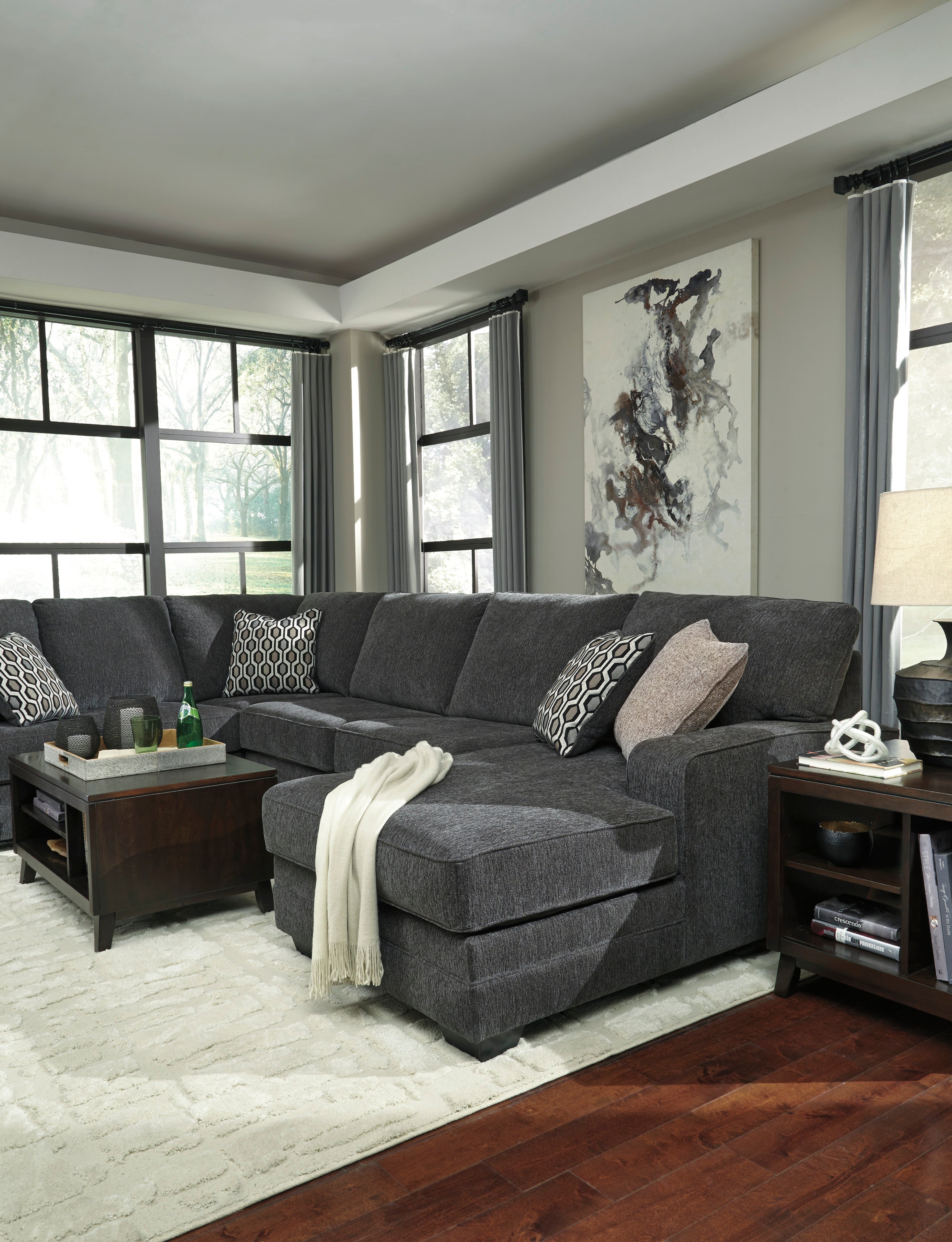 Tracling Slate RAF Sectional - SET | 7260017 | 7260034 | 7260066 | 7260008 - Bien Home Furniture & Electronics