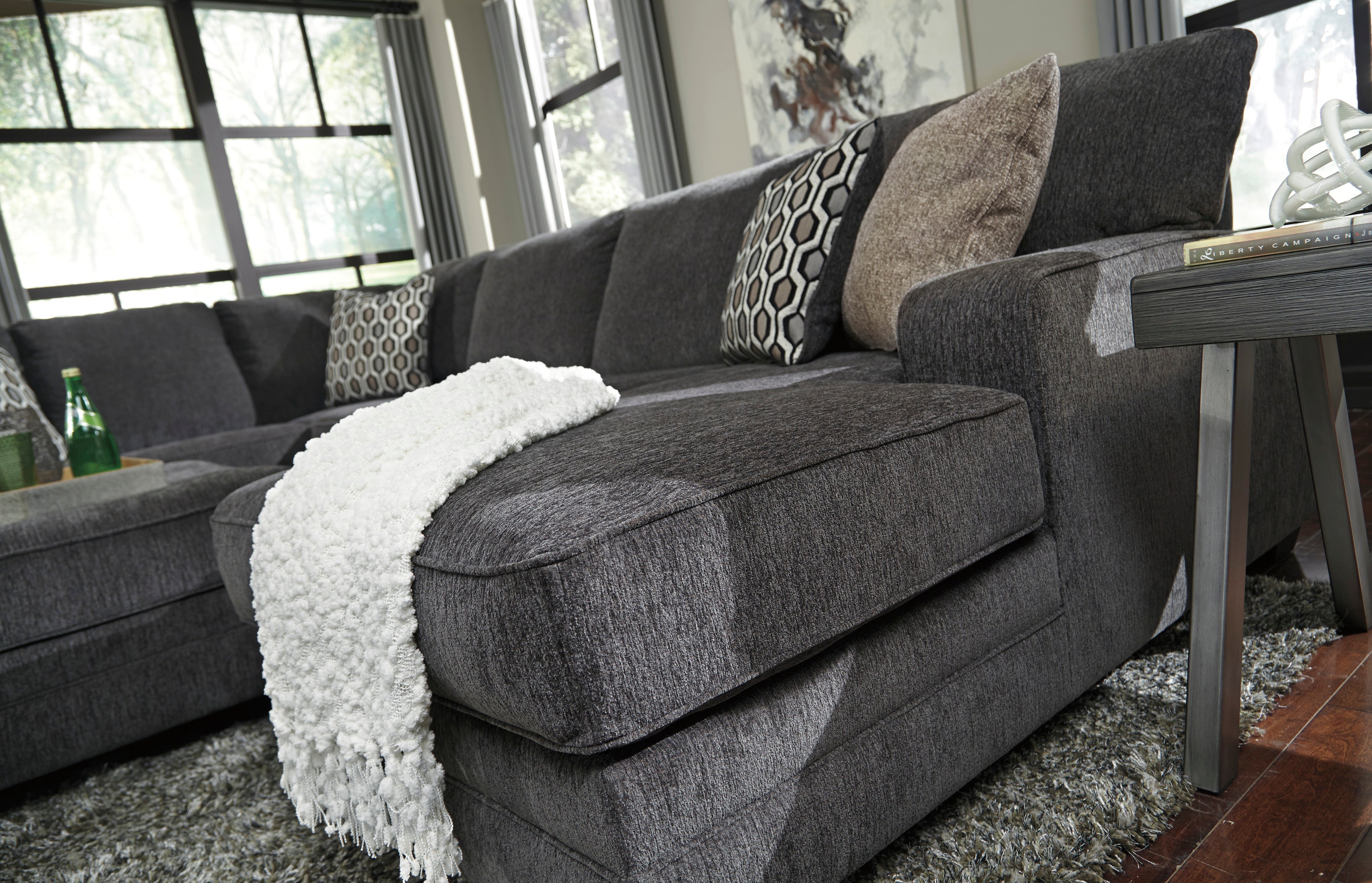 Tracling Slate RAF Sectional - SET | 7260017 | 7260034 | 7260066 | 7260008 - Bien Home Furniture & Electronics