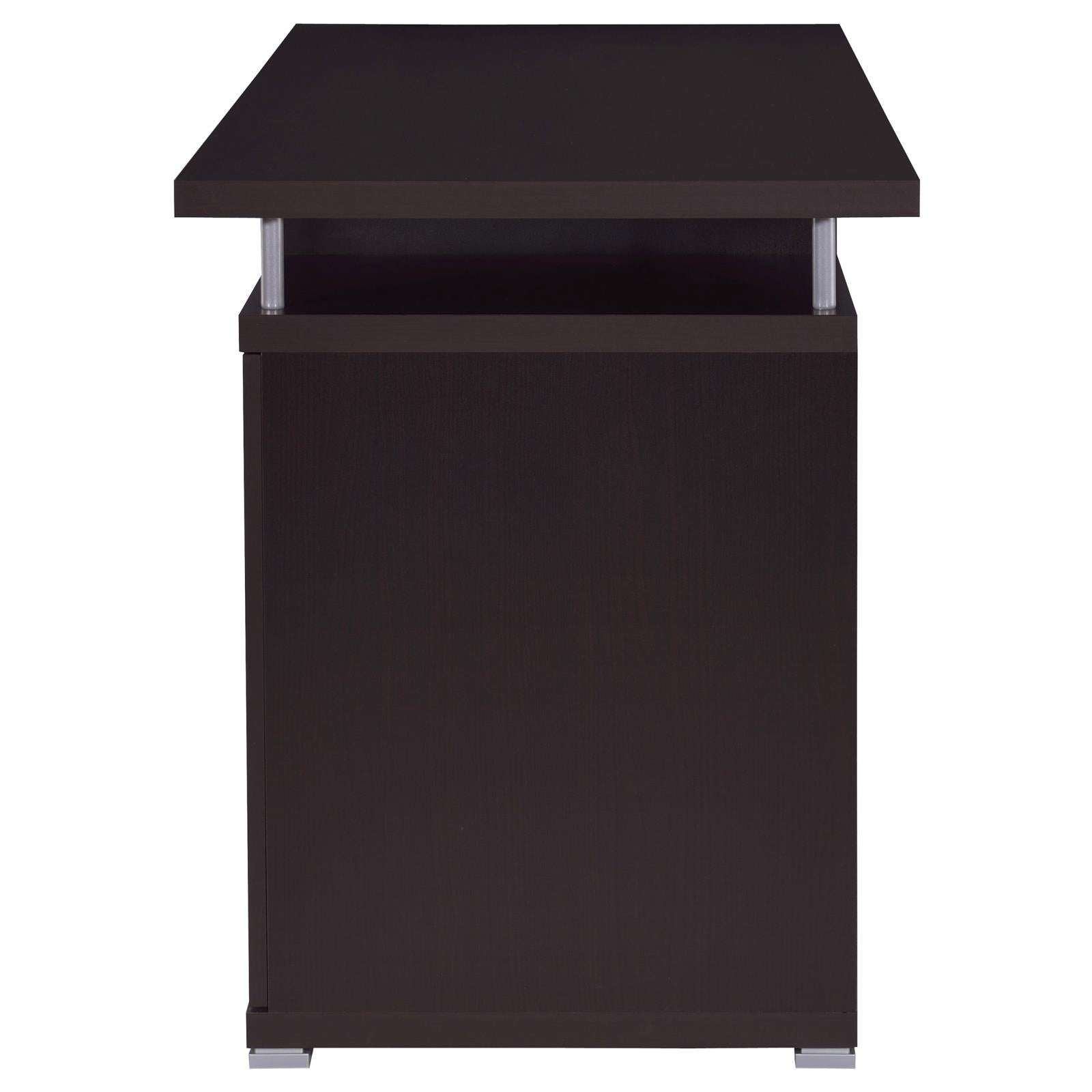 Tracy Cappuccino 2-Drawer Computer Desk - 800107 - Bien Home Furniture & Electronics