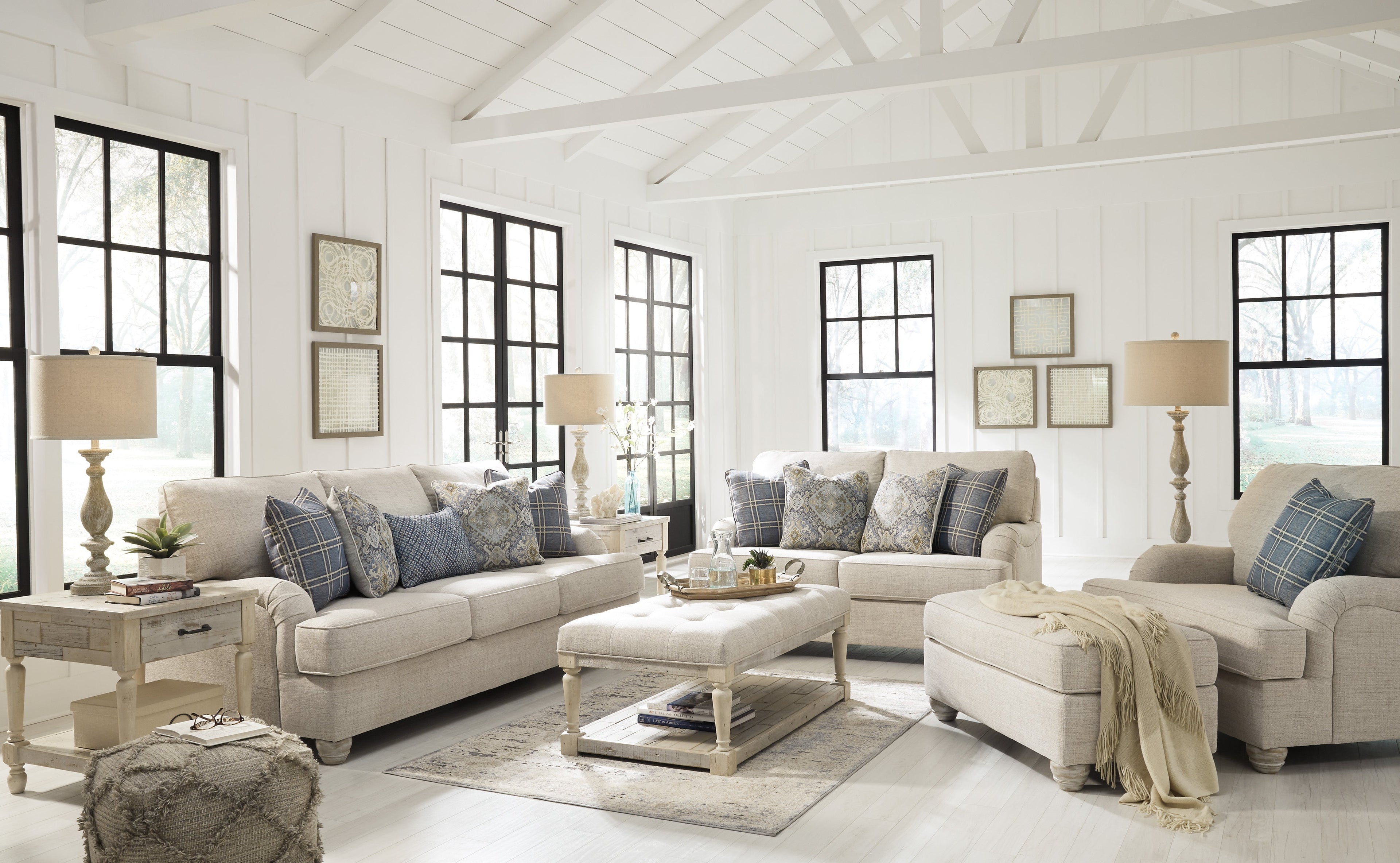 Traemore Linen Living Room Set - SET | 2740338 | 2740335 | 2740321 - Bien Home Furniture & Electronics