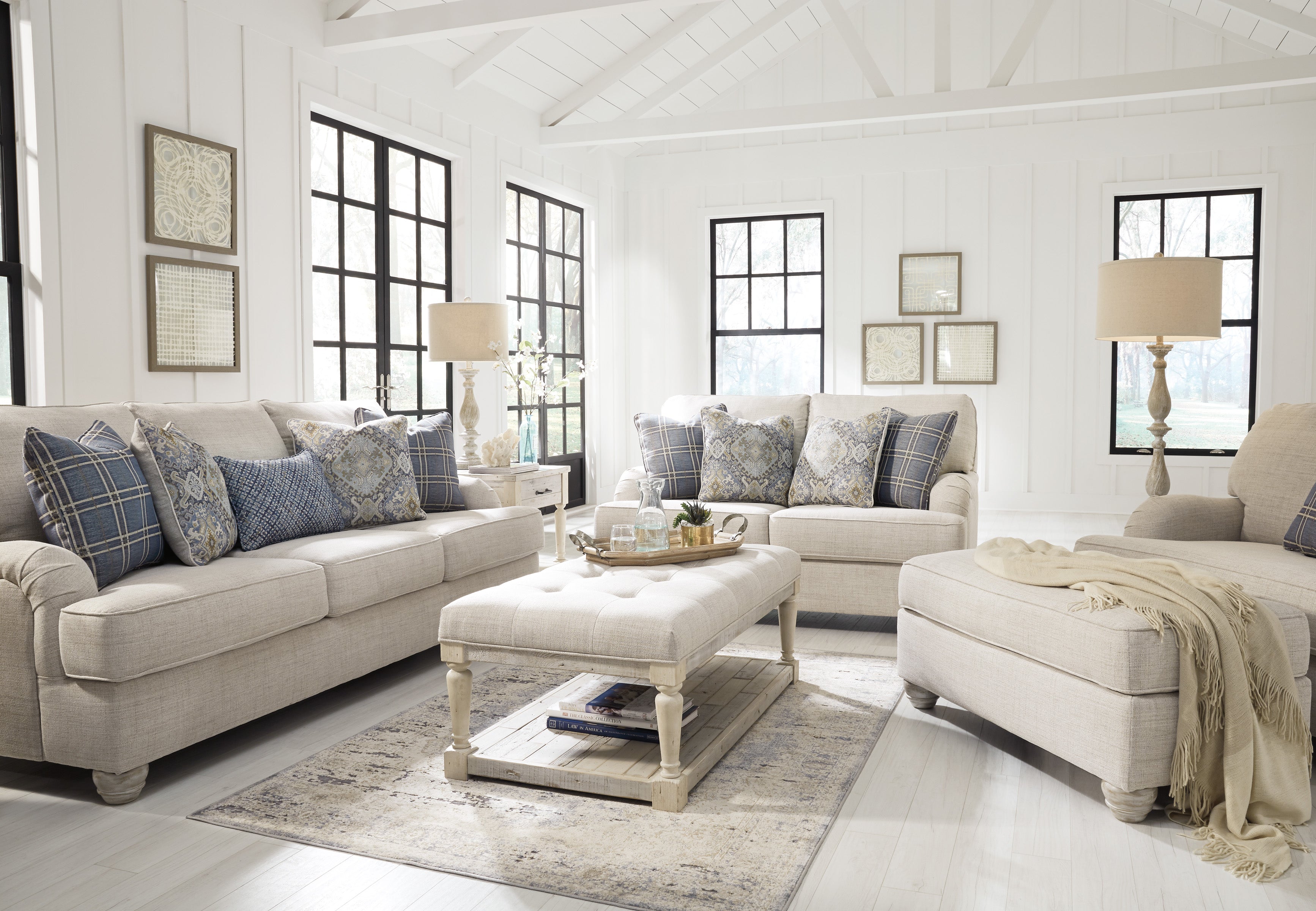Traemore Linen Living Room Set - SET | 2740338 | 2740335 | 2740321 - Bien Home Furniture & Electronics
