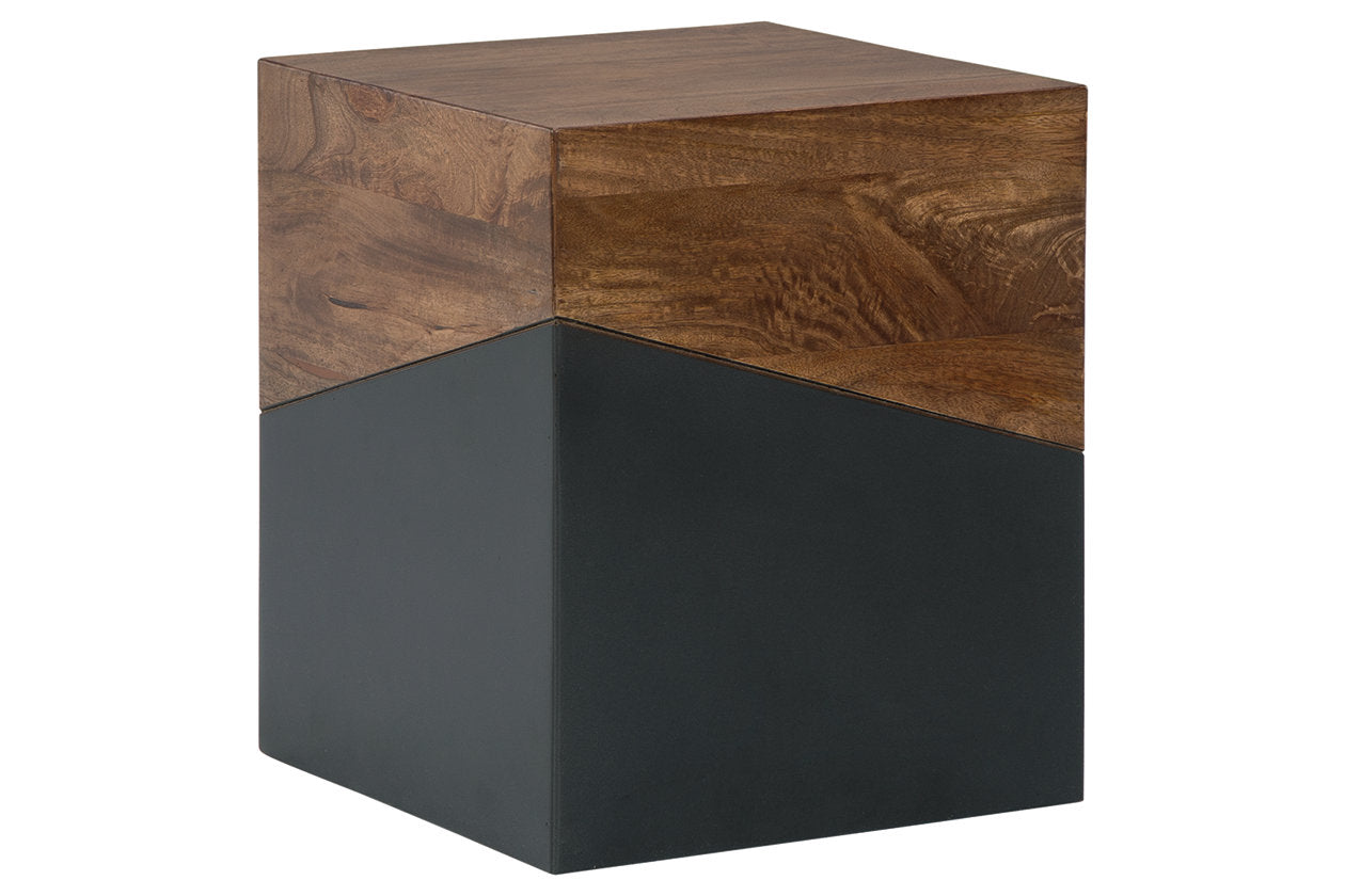 Trailbend Brown/Gunmetal Accent Table - A4000311 - Bien Home Furniture & Electronics