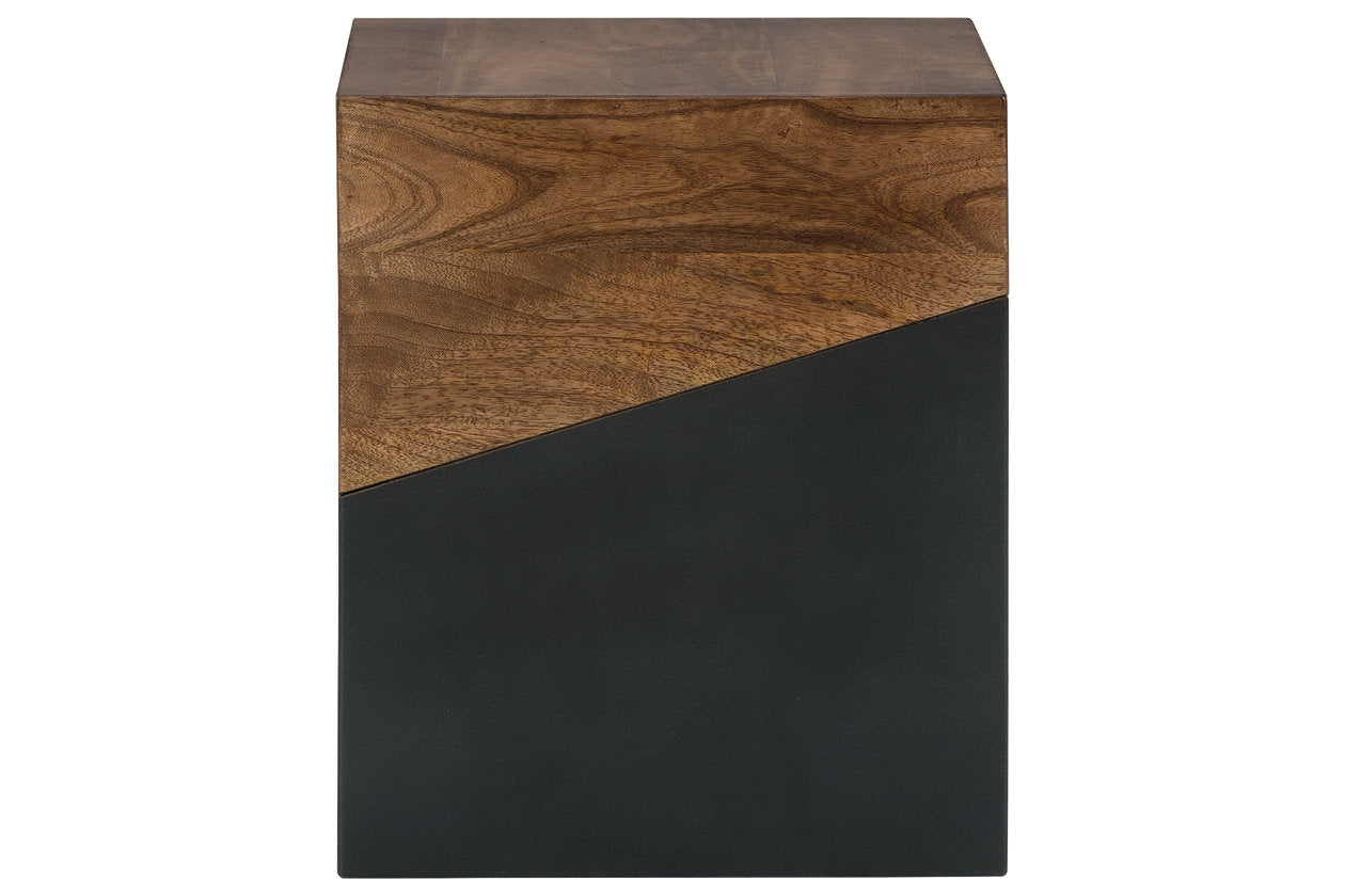 Trailbend Brown/Gunmetal Accent Table - A4000311 - Bien Home Furniture & Electronics