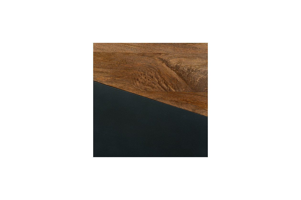 Trailbend Brown/Gunmetal Accent Table - A4000311 - Bien Home Furniture & Electronics