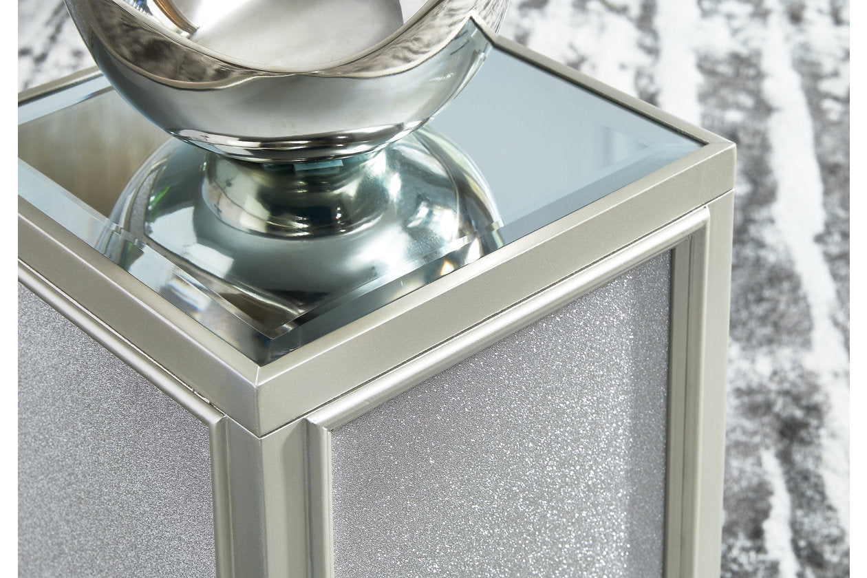 Traleena Silver Finish Nesting End Table, Set of 2 - T957-16 - Bien Home Furniture & Electronics