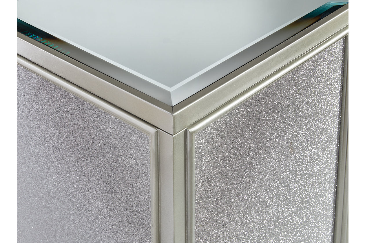 Traleena Silver Finish Nesting End Table, Set of 2 - T957-16 - Bien Home Furniture & Electronics