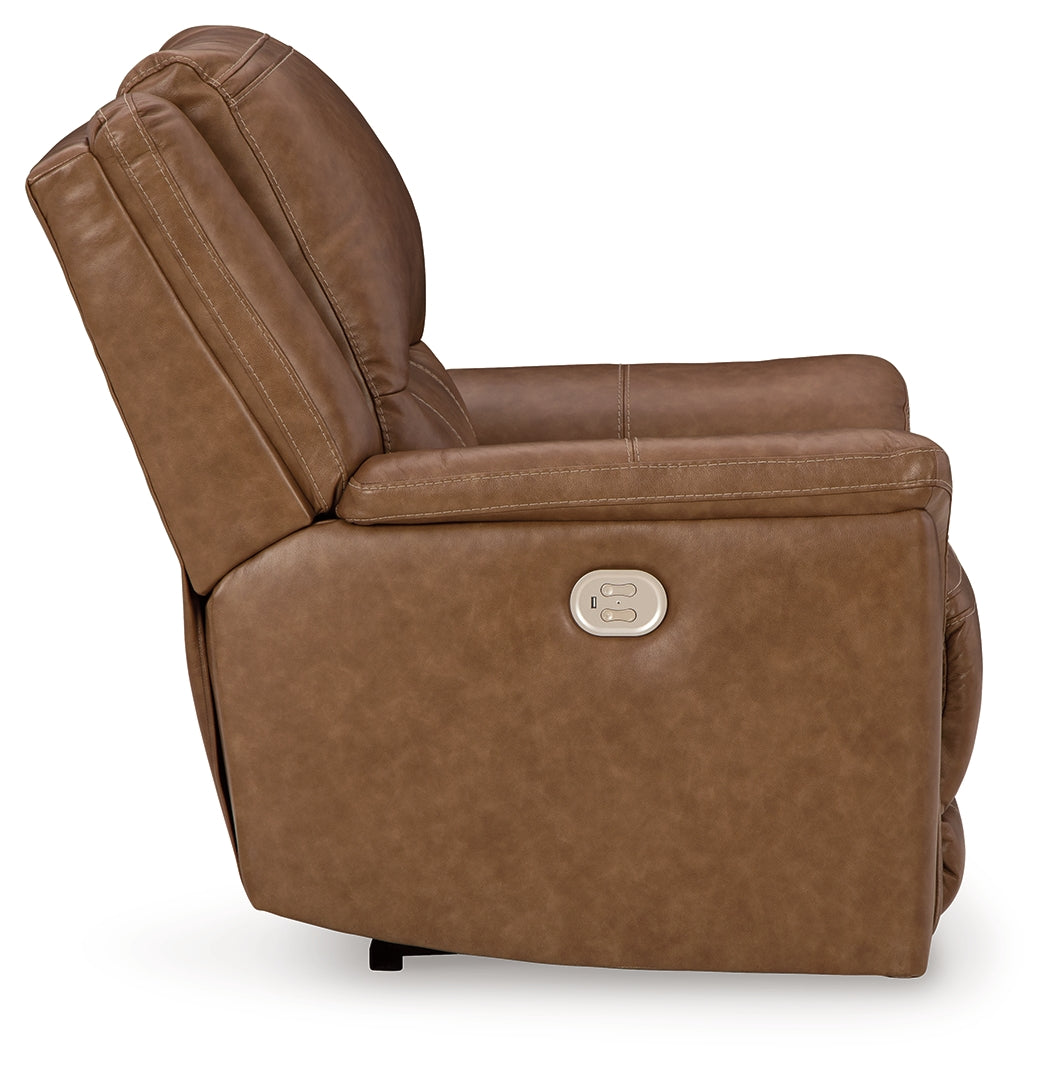 Trasimeno Caramel Power Recliner - U8281513 - Bien Home Furniture & Electronics