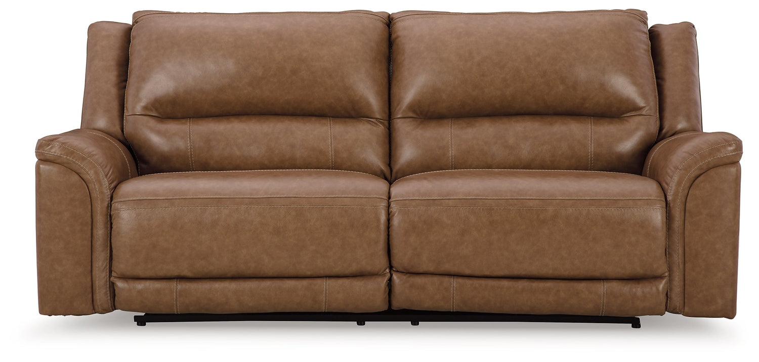 Trasimeno Caramel Power Reclining Sofa - U8281547 - Bien Home Furniture & Electronics