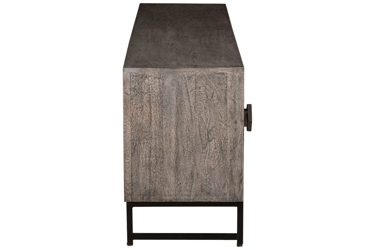 Treybrook Distressed Gray Accent Cabinet - A4000512 - Bien Home Furniture & Electronics