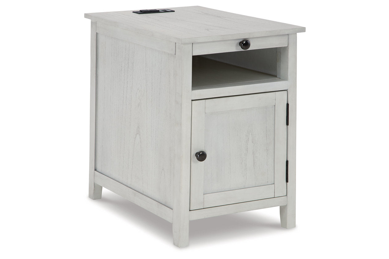 Treytown Antique White Chairside End Table - T300-517 - Bien Home Furniture & Electronics