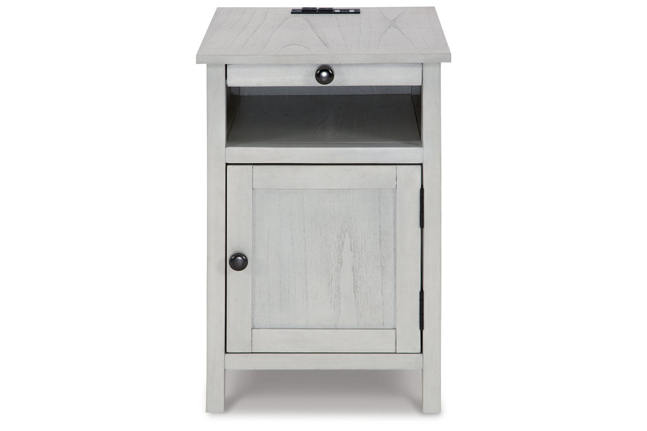 Treytown Antique White Chairside End Table - T300-517 - Bien Home Furniture & Electronics