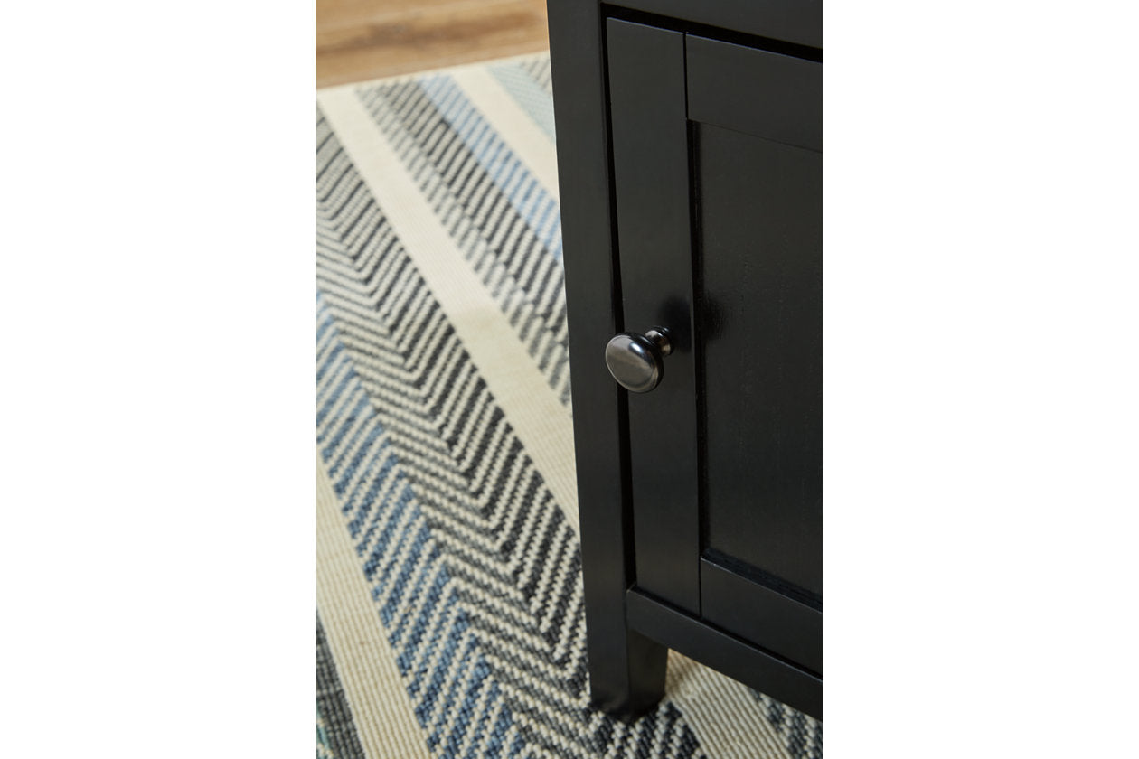 Treytown Black Chairside End Table - T300-617 - Bien Home Furniture & Electronics