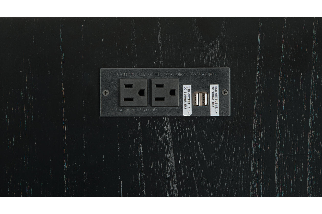 Treytown Black Chairside End Table - T300-617 - Bien Home Furniture & Electronics