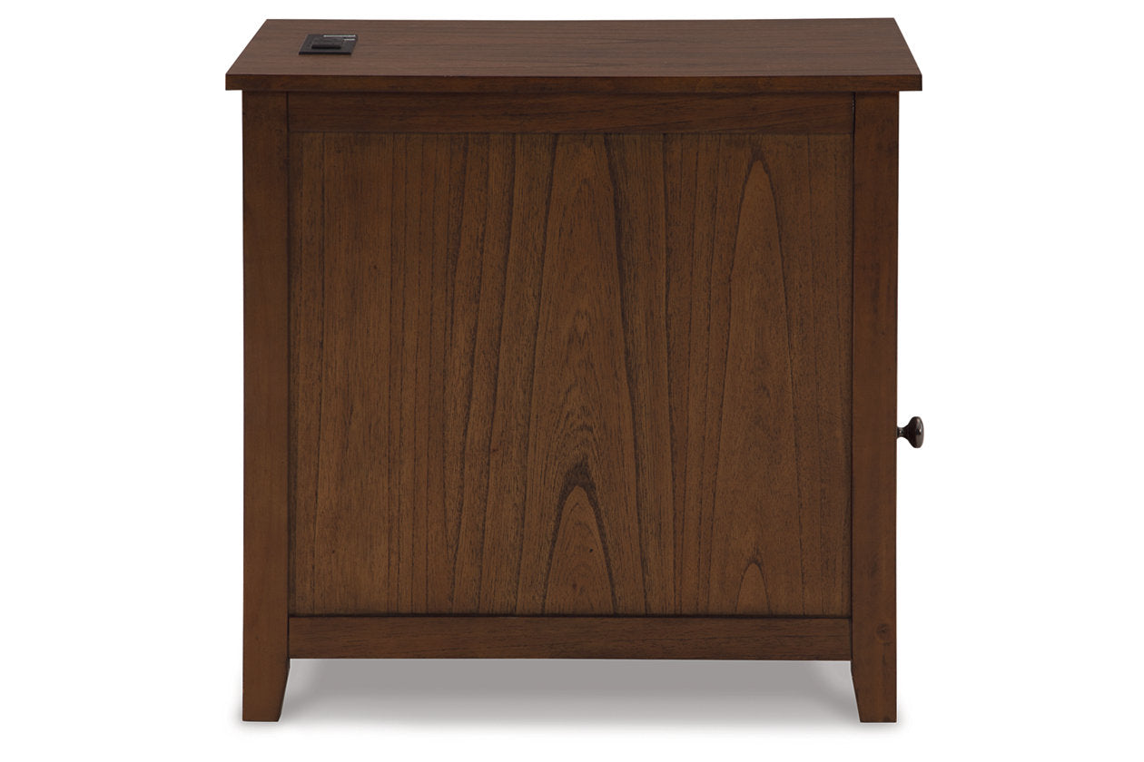 Treytown Brown Chairside End Table - T300-117 - Bien Home Furniture & Electronics