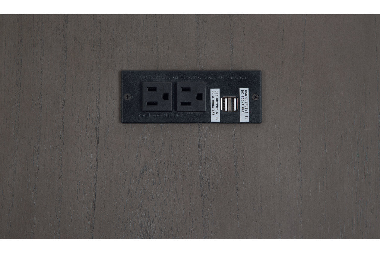 Treytown Gray Chairside End Table - T300-317 - Bien Home Furniture & Electronics