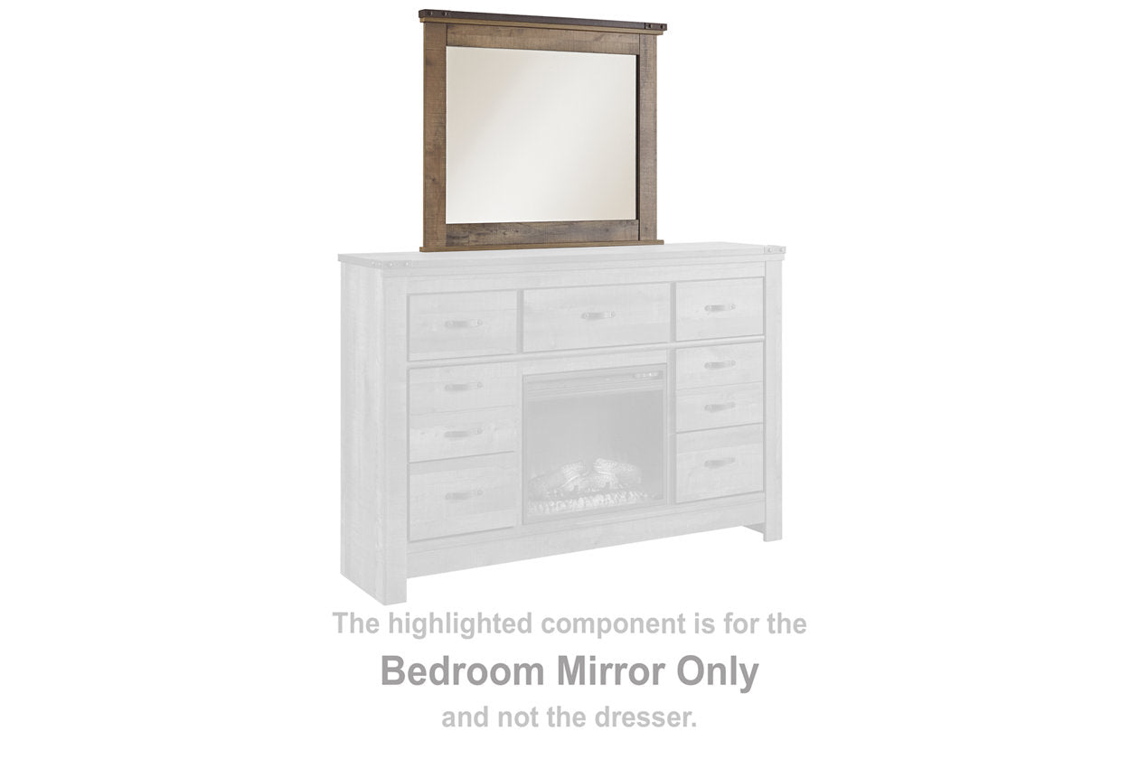 Trinell Brown Bedroom Mirror (Mirror Only) - B446-26 - Bien Home Furniture & Electronics