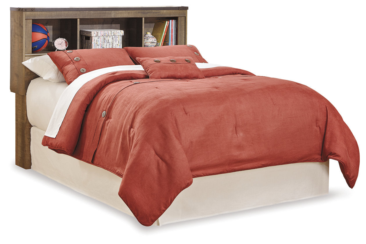 Trinell Brown Full Bookcase Headboard - B446-65 - Bien Home Furniture & Electronics