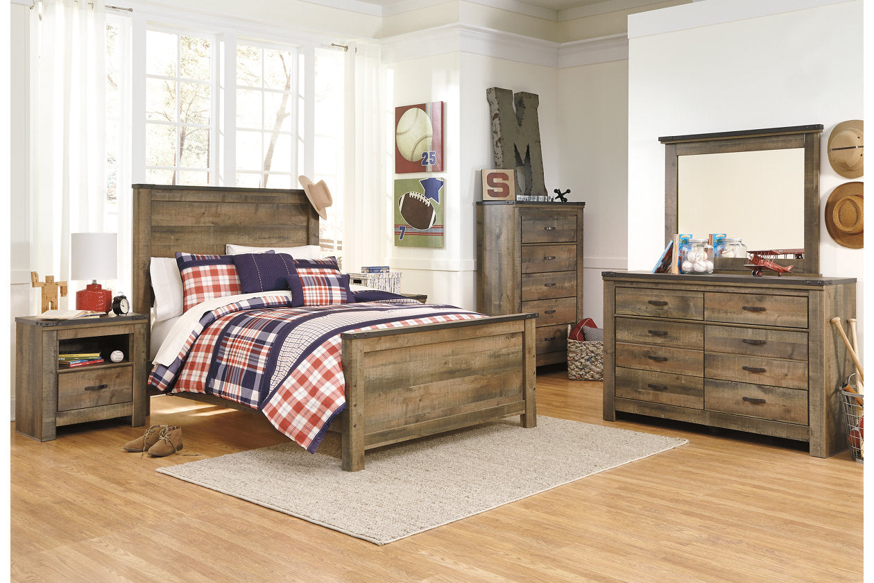 Trinell Brown Full Panel Bed - SET | B446-84 | B446-86 | B446-87 - Bien Home Furniture & Electronics