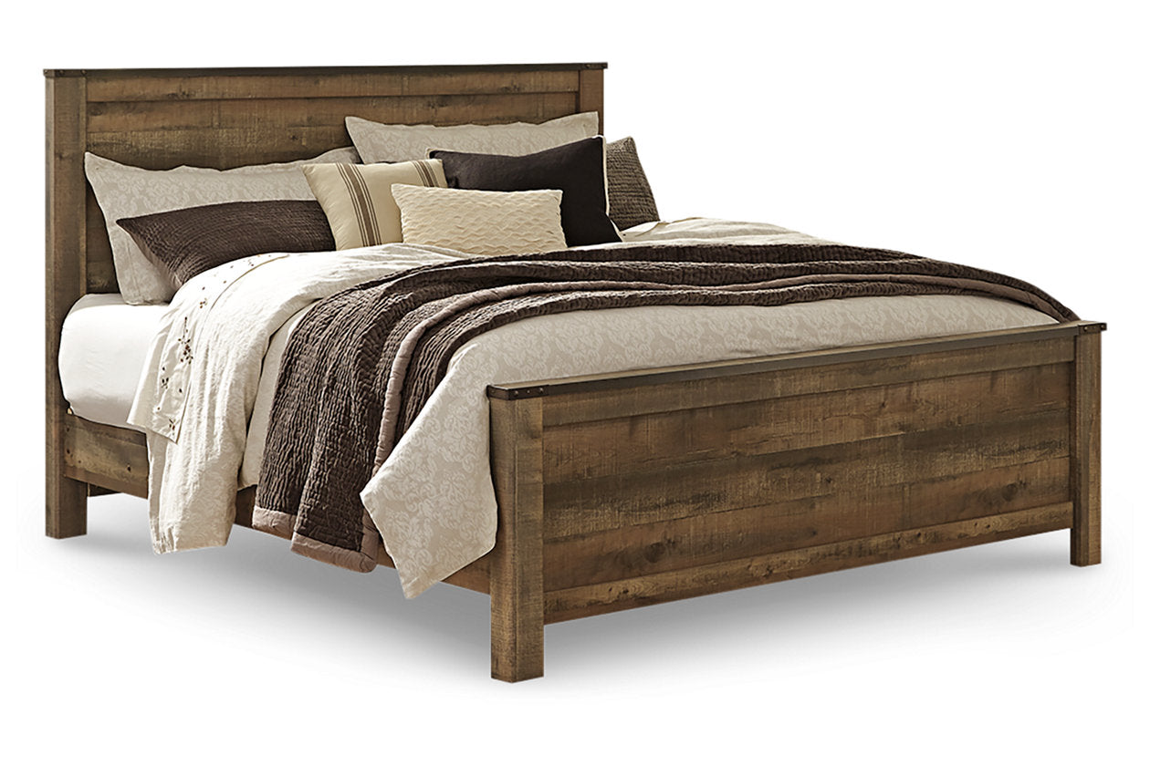 Trinell Brown King Panel Bed - SET | B446-56 | B446-58 | B446-97 - Bien Home Furniture & Electronics