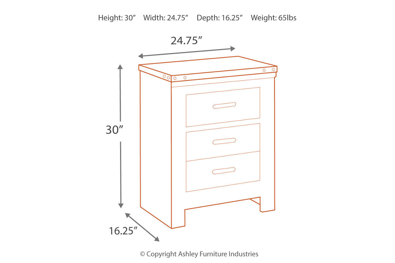 Trinell Brown Nightstand - B446-92 - Bien Home Furniture & Electronics