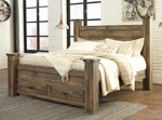 Trinell Brown Queen/King Poster Headboard Posts - B446-61 - Bien Home Furniture & Electronics