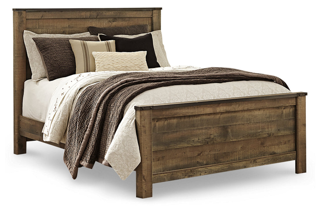 Trinell Brown Queen Panel Bed - SET | B446-54 | B446-57 | B446-96 - Bien Home Furniture &amp; Electronics
