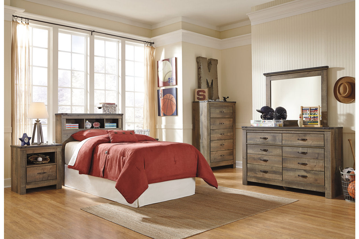 Trinell Brown Twin Bookcase Headboard - B446-63 - Bien Home Furniture & Electronics