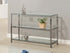 Trini Sofa Table with Glass Shelf Black Nickel - 720229 - Bien Home Furniture & Electronics