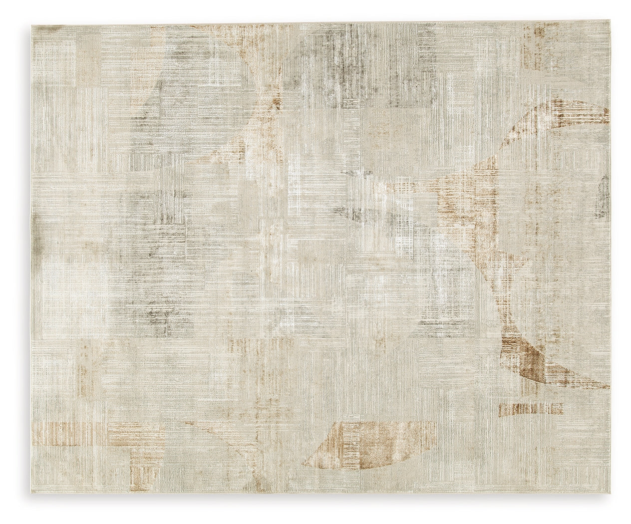 Truward Linen/Gray/Caramel Large Rug - R406471 - Bien Home Furniture & Electronics