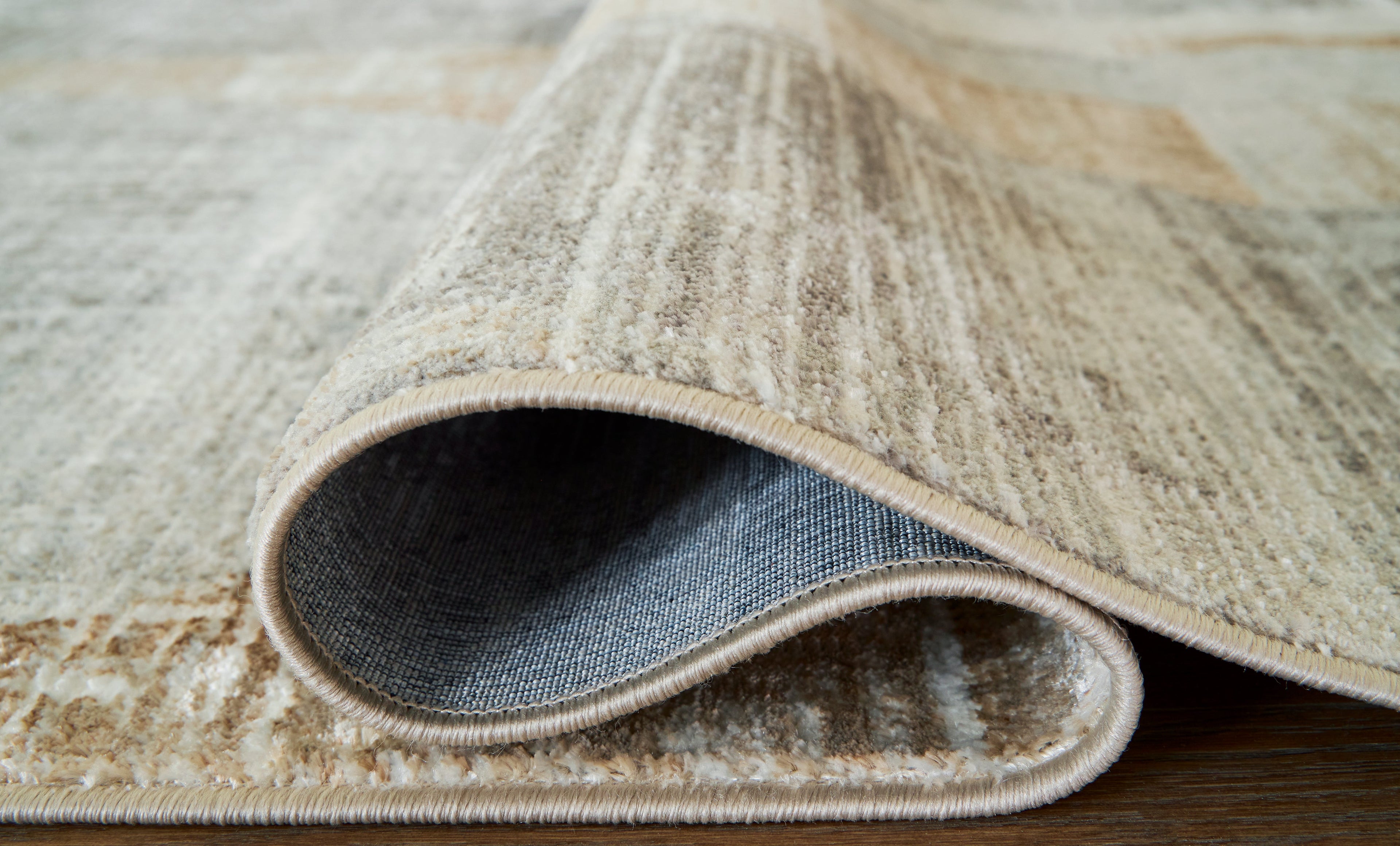 Truward Linen/Gray/Caramel Large Rug - R406471 - Bien Home Furniture & Electronics