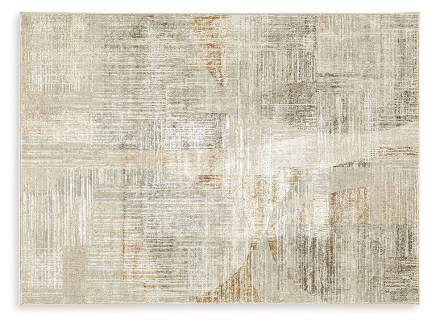 Truward Linen/Gray/Caramel Medium Rug - R406472 - Bien Home Furniture &amp; Electronics