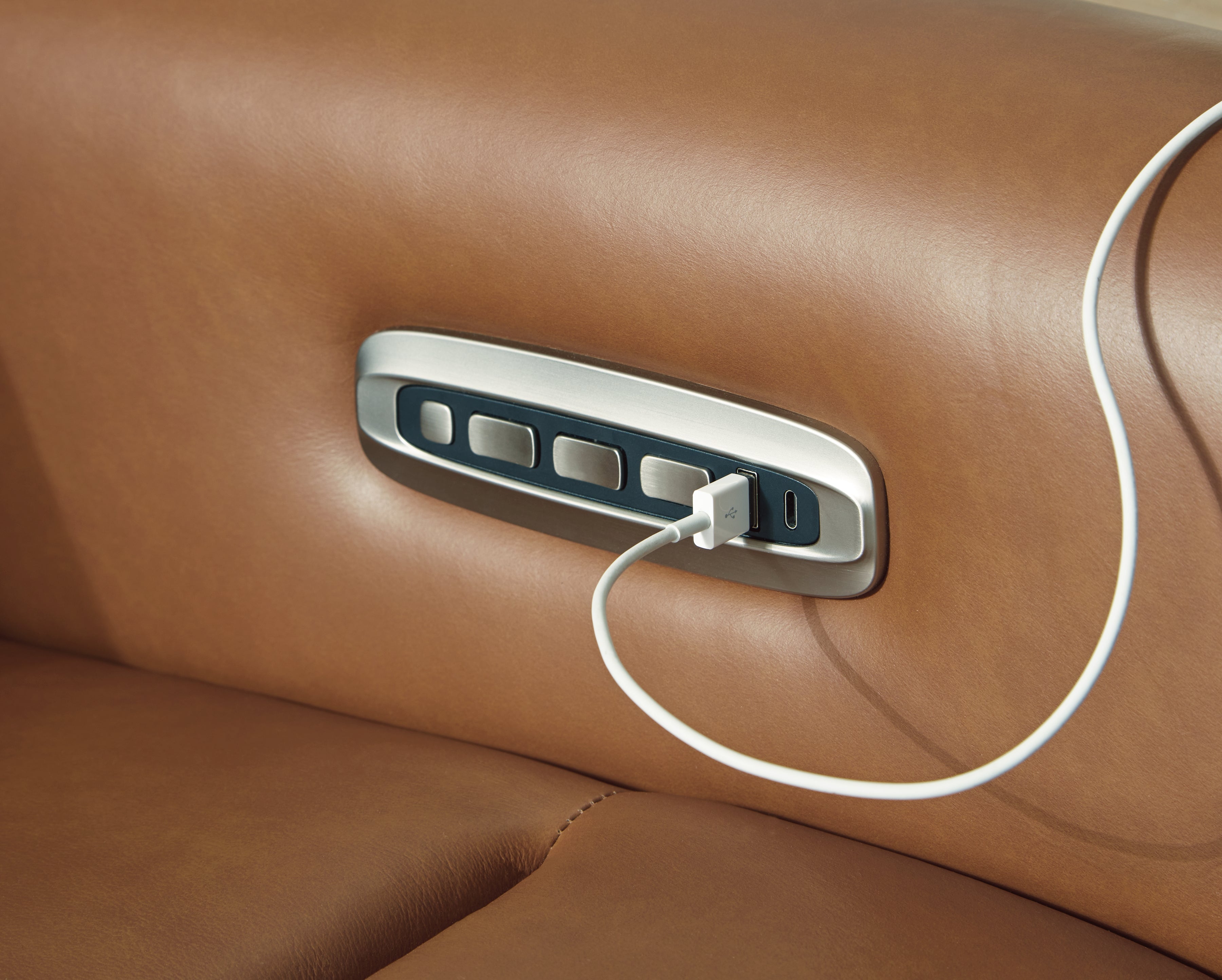 Tryanny Butterscotch Power Reclining Sofa - U9370415 - Bien Home Furniture & Electronics