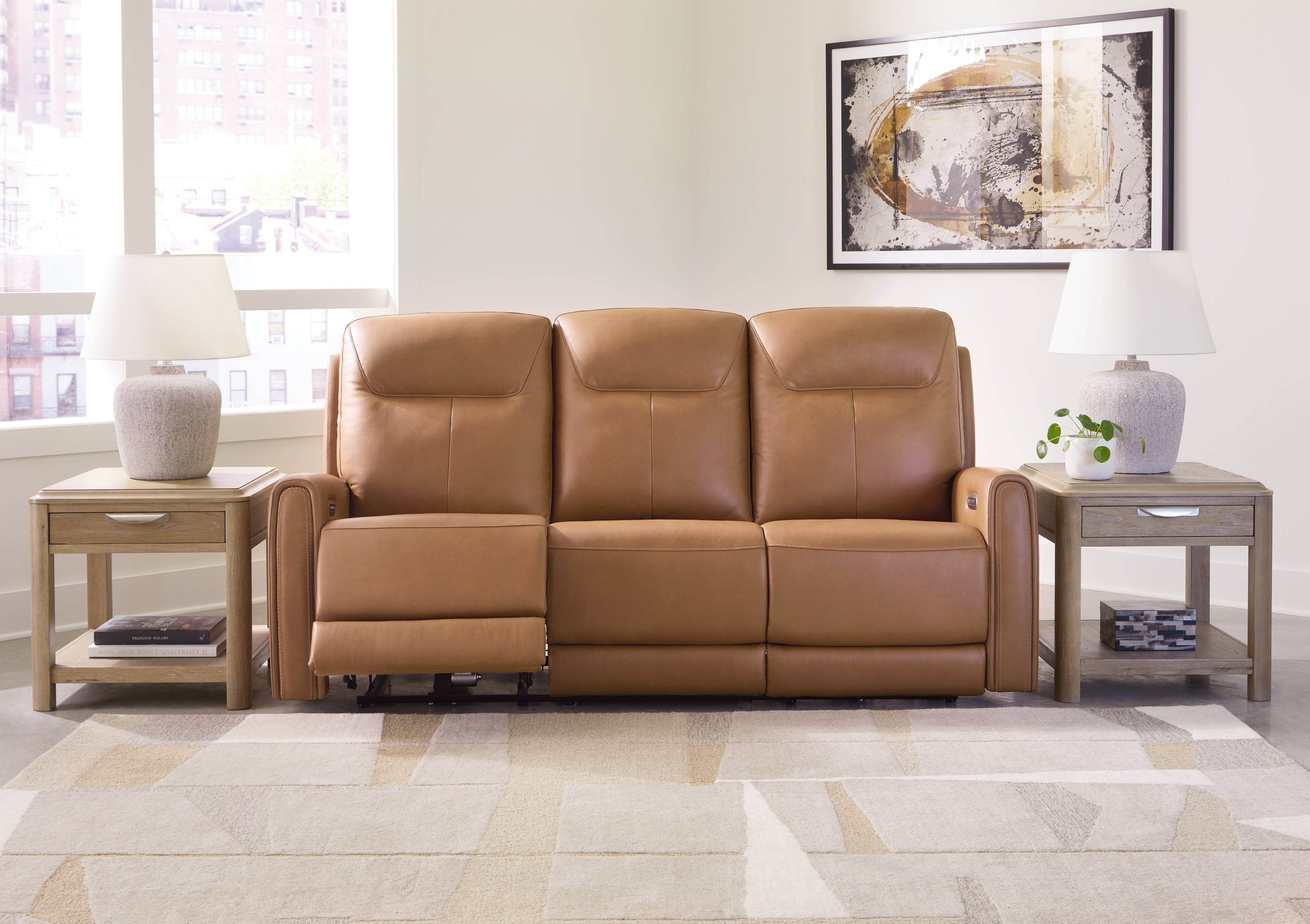 Tryanny Butterscotch Power Reclining Sofa - U9370415 - Bien Home Furniture & Electronics