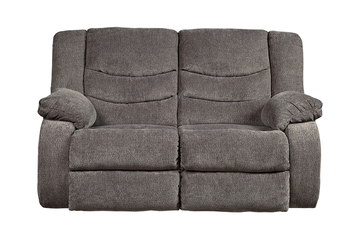 Tulen Gray Reclining Loveseat - 9860686 - Bien Home Furniture & Electronics