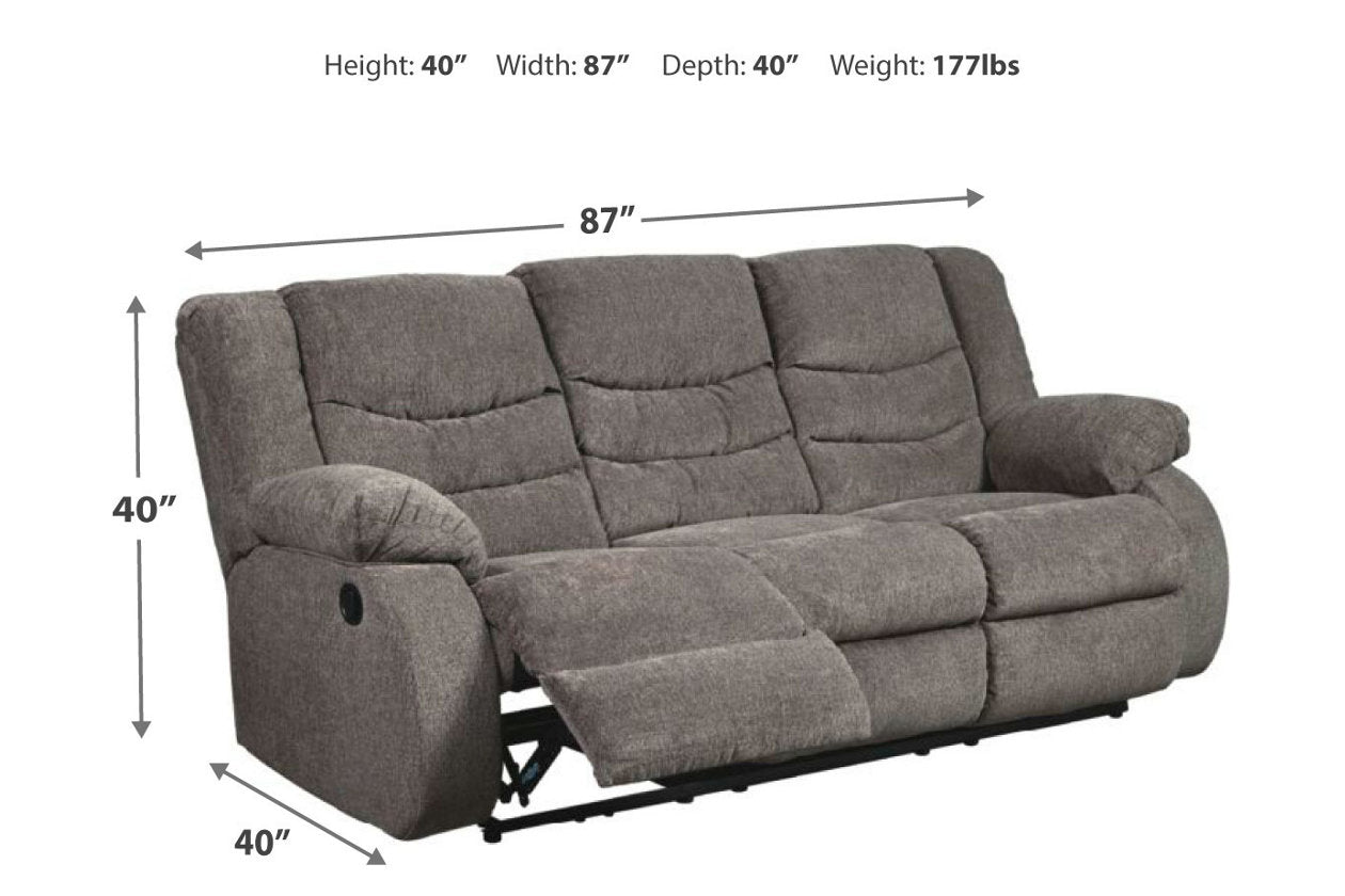 Tulen Gray Reclining Sofa - 9860688 - Bien Home Furniture & Electronics