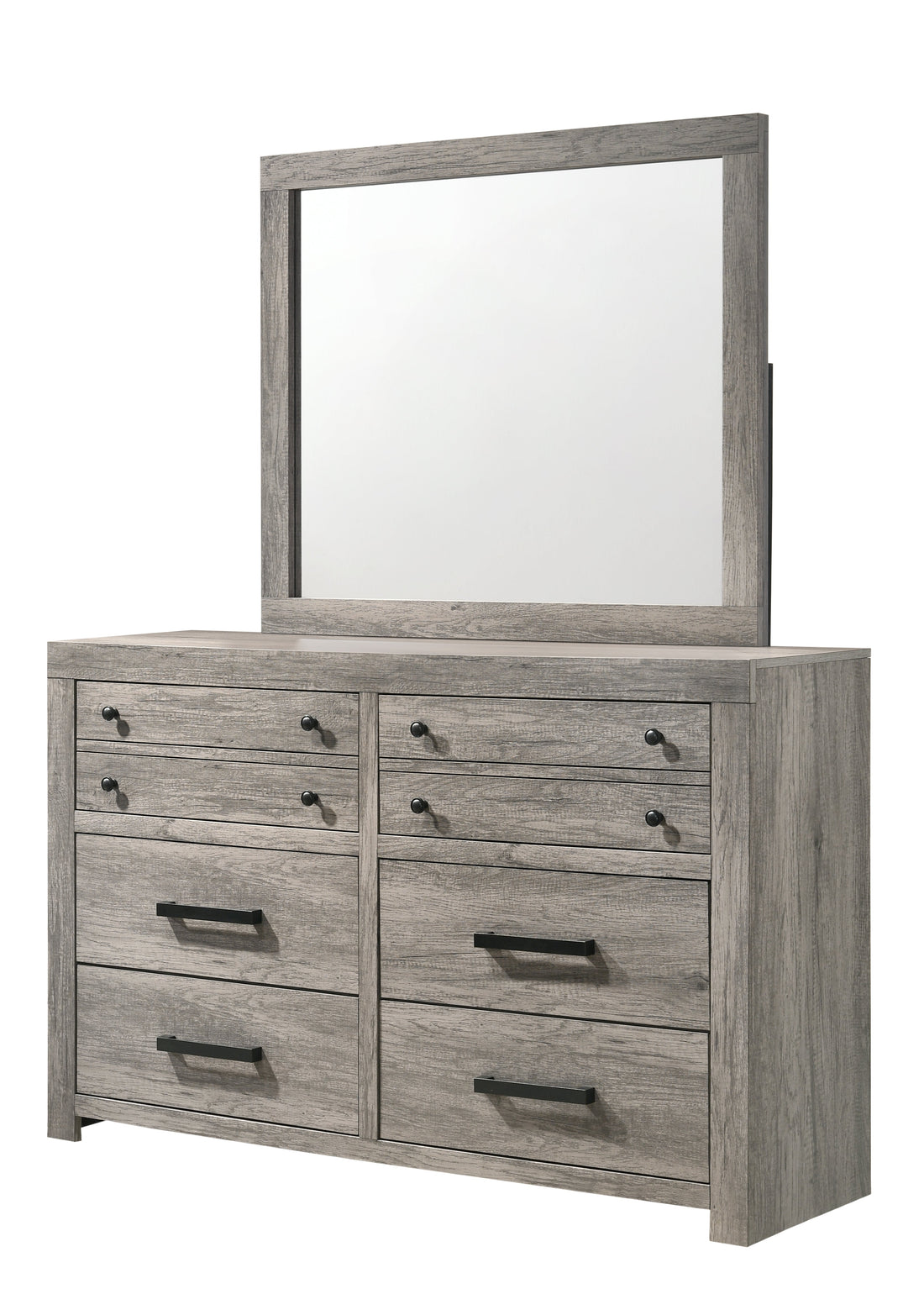 Tundra Gray Bedroom Mirror (Mirror Only) - B5520-11 - Bien Home Furniture &amp; Electronics