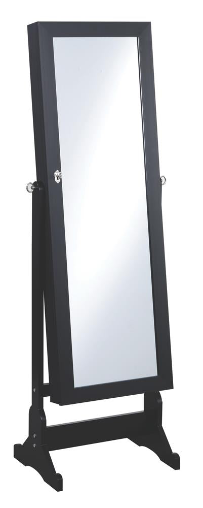 Tutuola Black Jewelry Cheval Mirror - 904039 - Bien Home Furniture & Electronics
