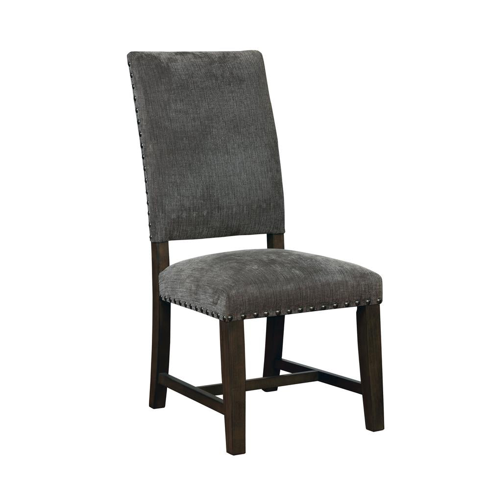 Twain Upholstered Side Chairs Warm Gray (Set of 2) - 109142 - Bien Home Furniture &amp; Electronics
