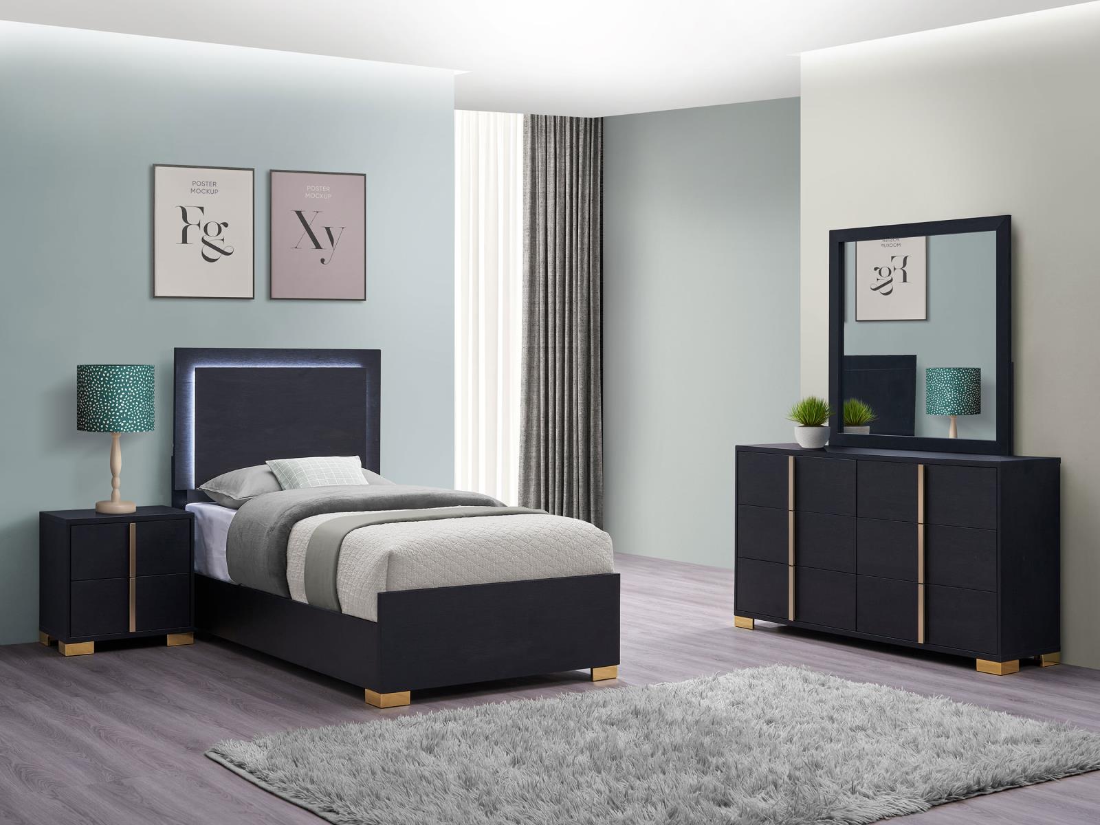 TWIN BED 4 PC SET - 222831T-S4 - Bien Home Furniture & Electronics