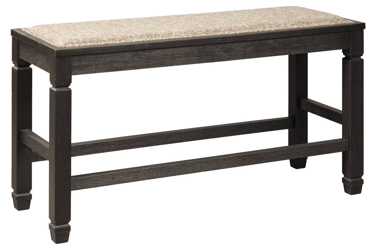 Tyler Creek Antique Black Counter Height Bench - D736-09 - Bien Home Furniture & Electronics