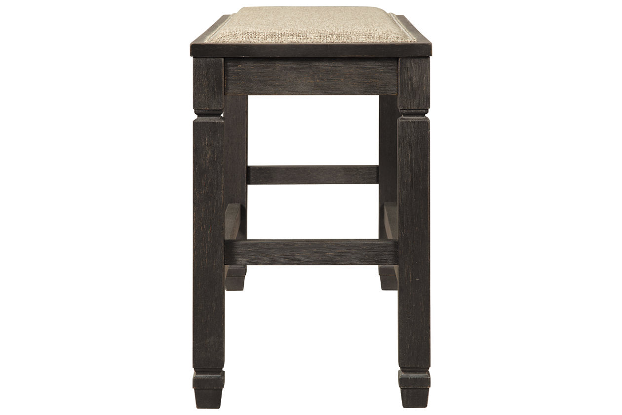 Tyler Creek Antique Black Counter Height Bench - D736-09 - Bien Home Furniture & Electronics