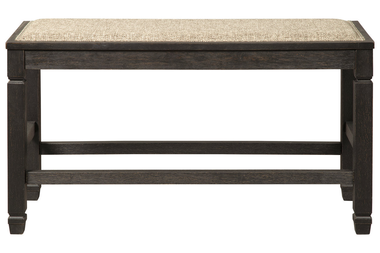 Tyler Creek Antique Black Counter Height Bench - D736-09 - Bien Home Furniture & Electronics