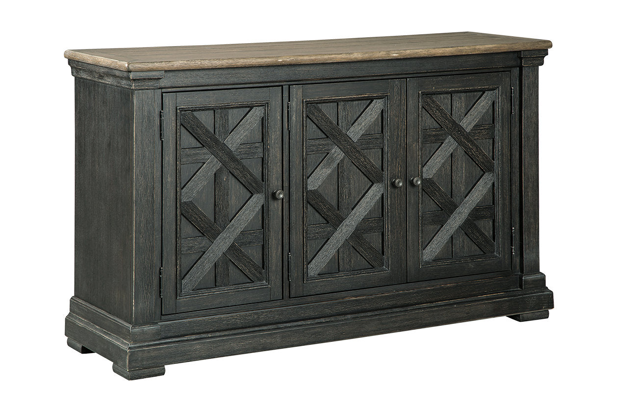 Tyler Creek Black/Gray Dining Server - D736-60 - Bien Home Furniture & Electronics