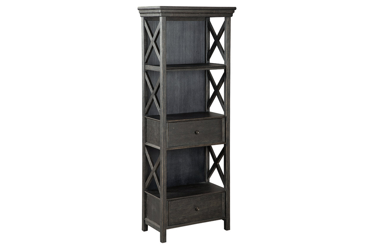 Tyler Creek Black/Gray Display Cabinet - D736-76 - Bien Home Furniture & Electronics