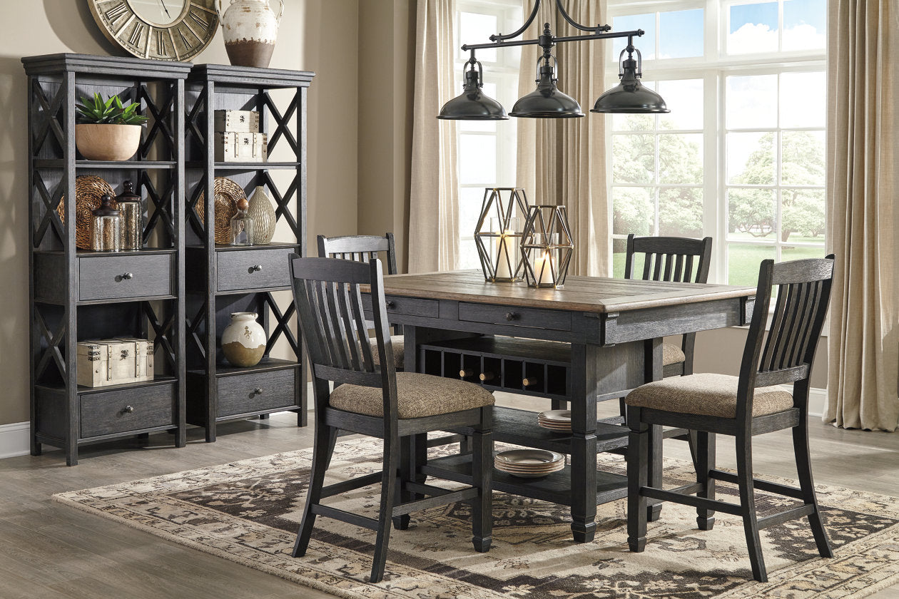 Tyler Creek Black/Gray Display Cabinet - D736-76 - Bien Home Furniture & Electronics